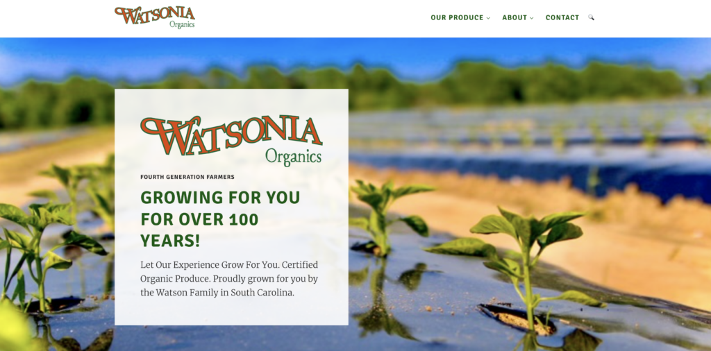 Watsonia Farms website