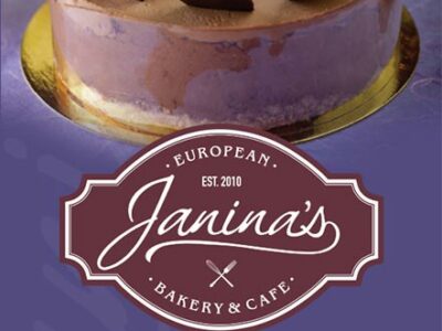 Janina's Cake Brochure - Cover